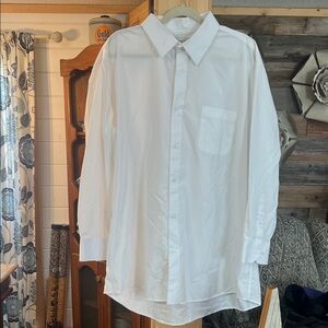 Elegant White Dress Shirt for Men